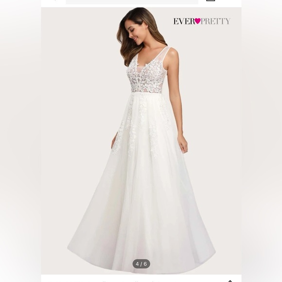 Dresses & Skirts - Long white dress , wedding, prom etc..